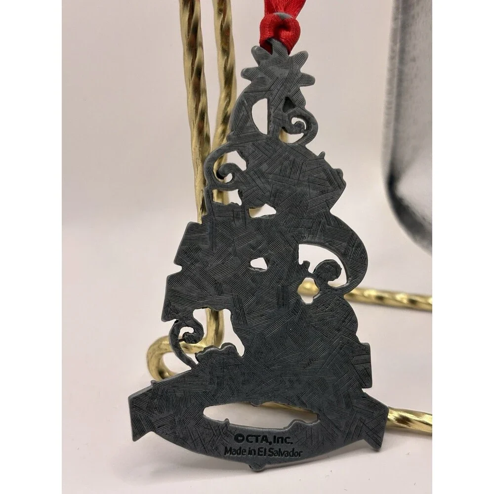 CTA To God Be the Glory Christmas Ornament Christian Music Notes Red Ribbon